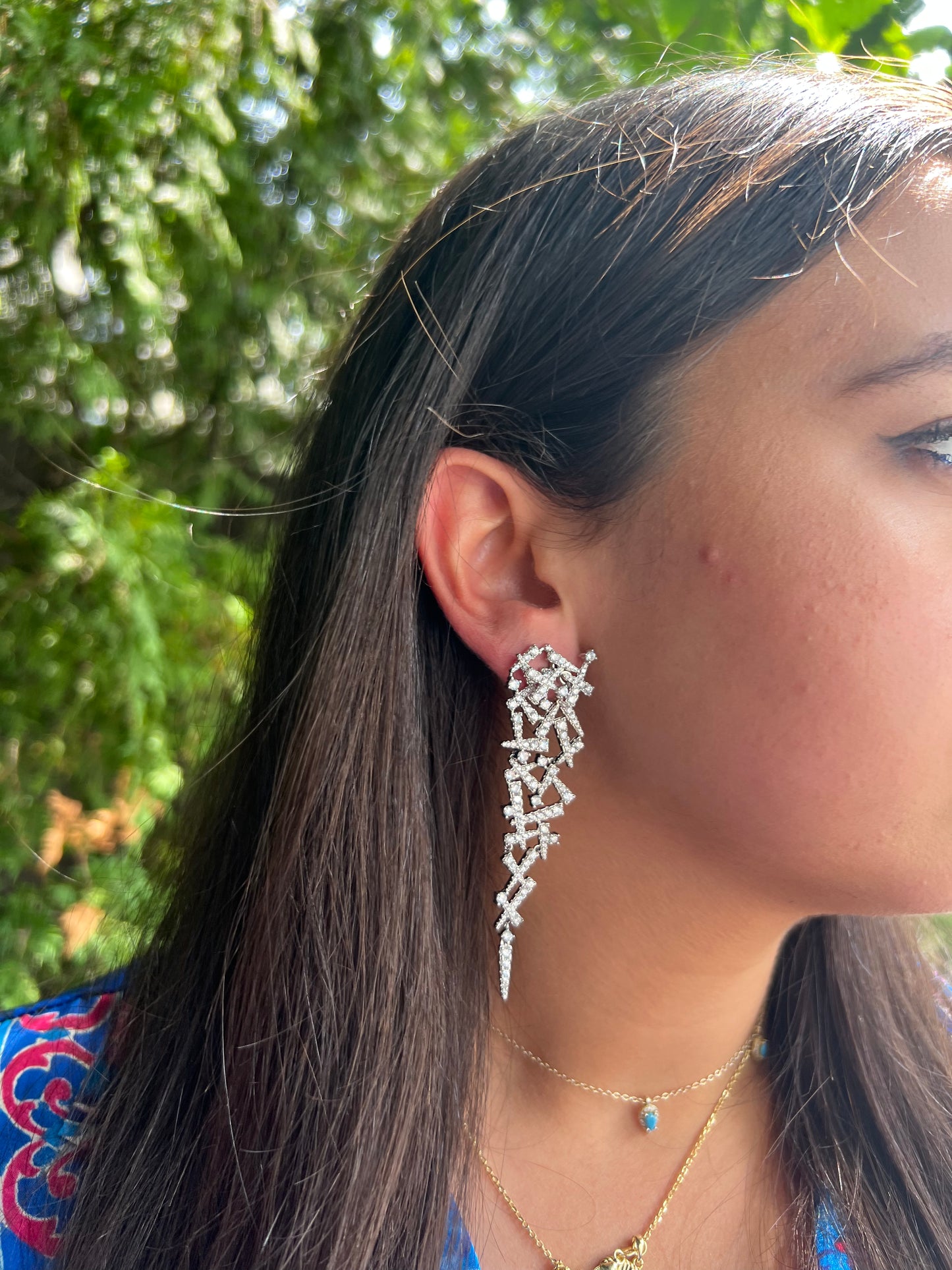 Mesh Effect Earrings