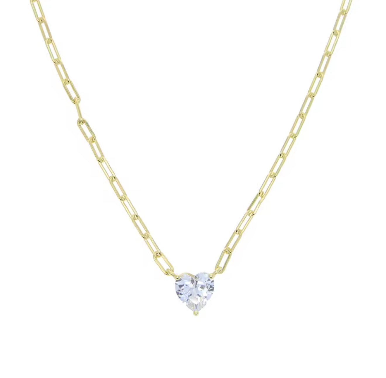 Sweetheart Paperclip Necklace