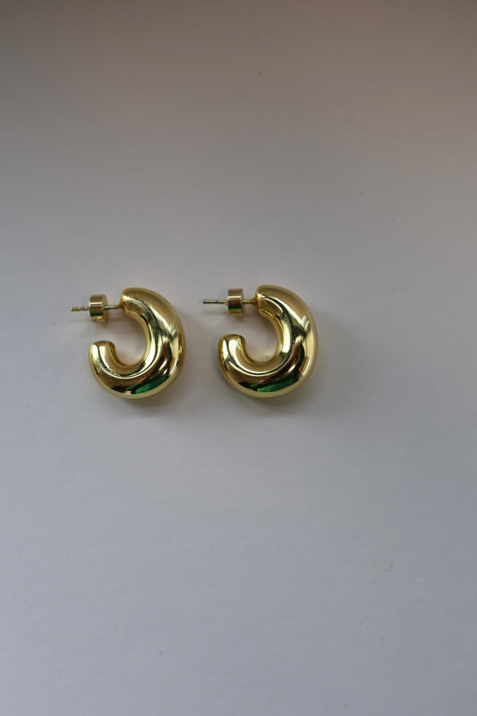The Bold Oval Hoop Earrings