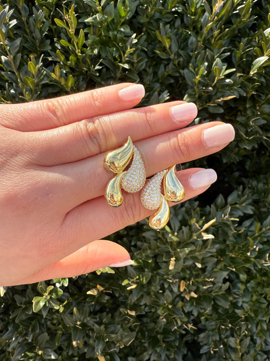 Triple Drop Earrings