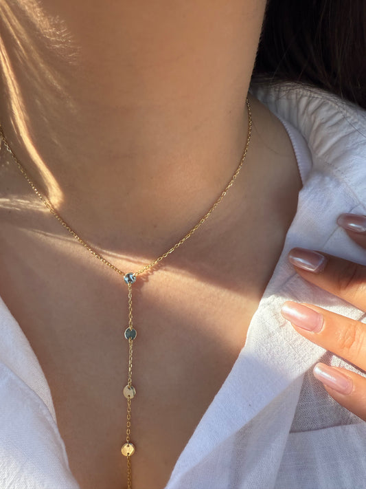 The Gala Spark Lariat Necklace