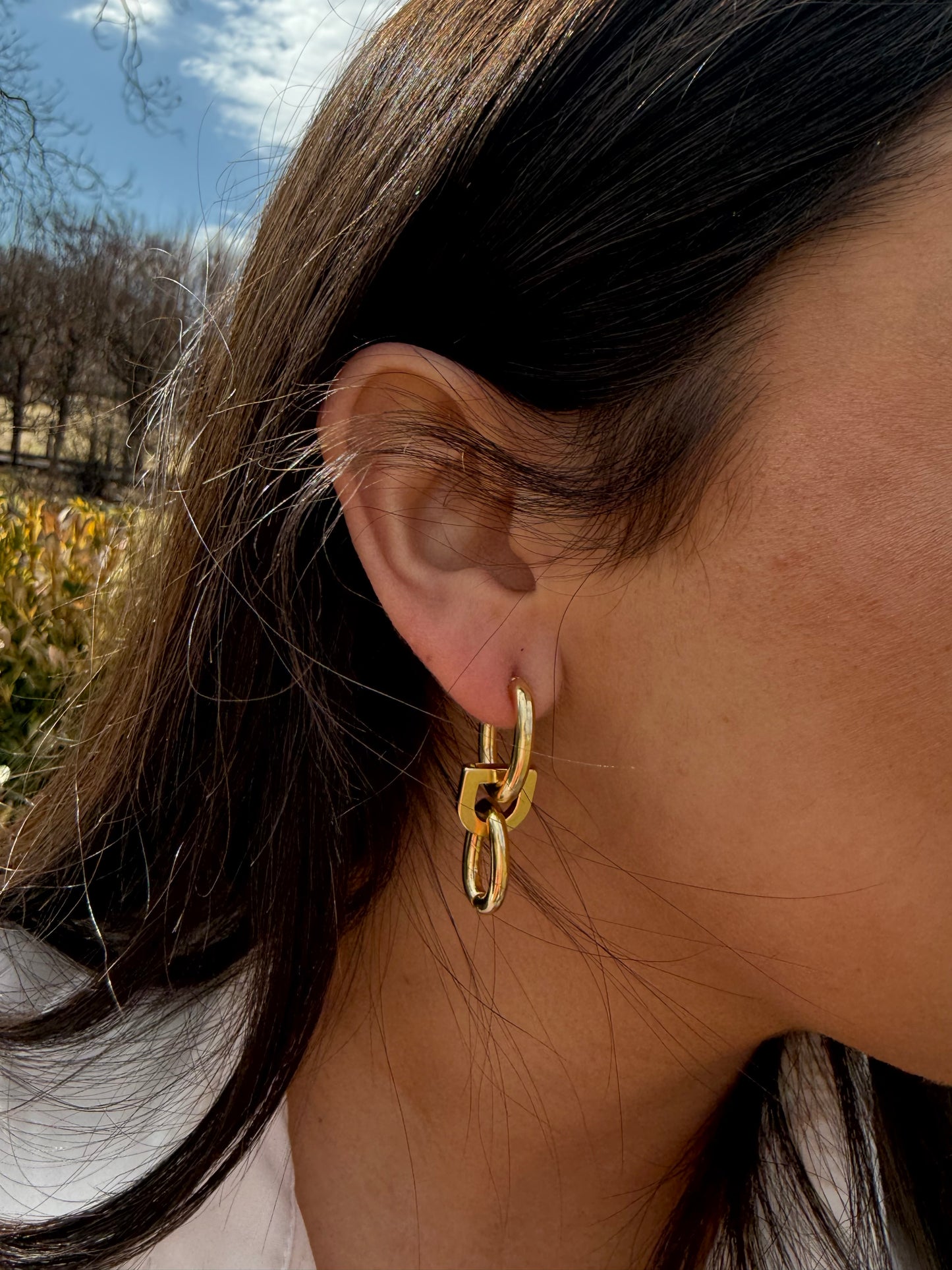 The Bond Hoop Earrings