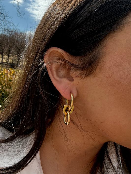 The Bond Hoop Earrings