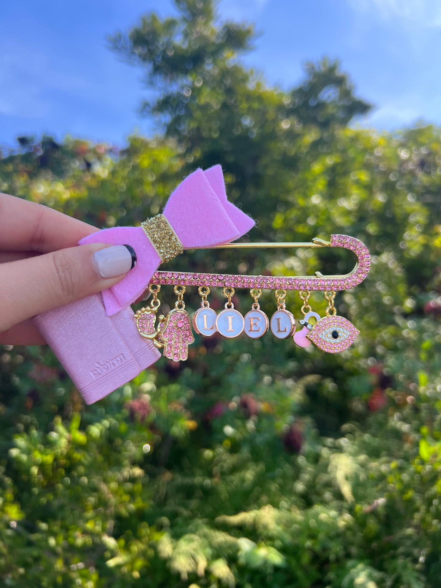 Baby Name Pin Girl / 7 Loop