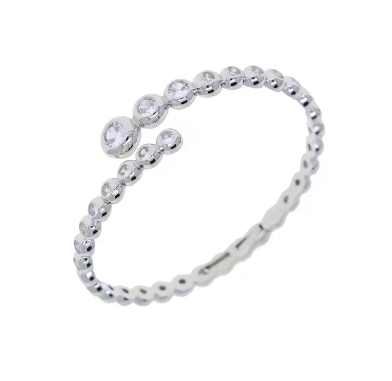 Bezel Signature Bangle