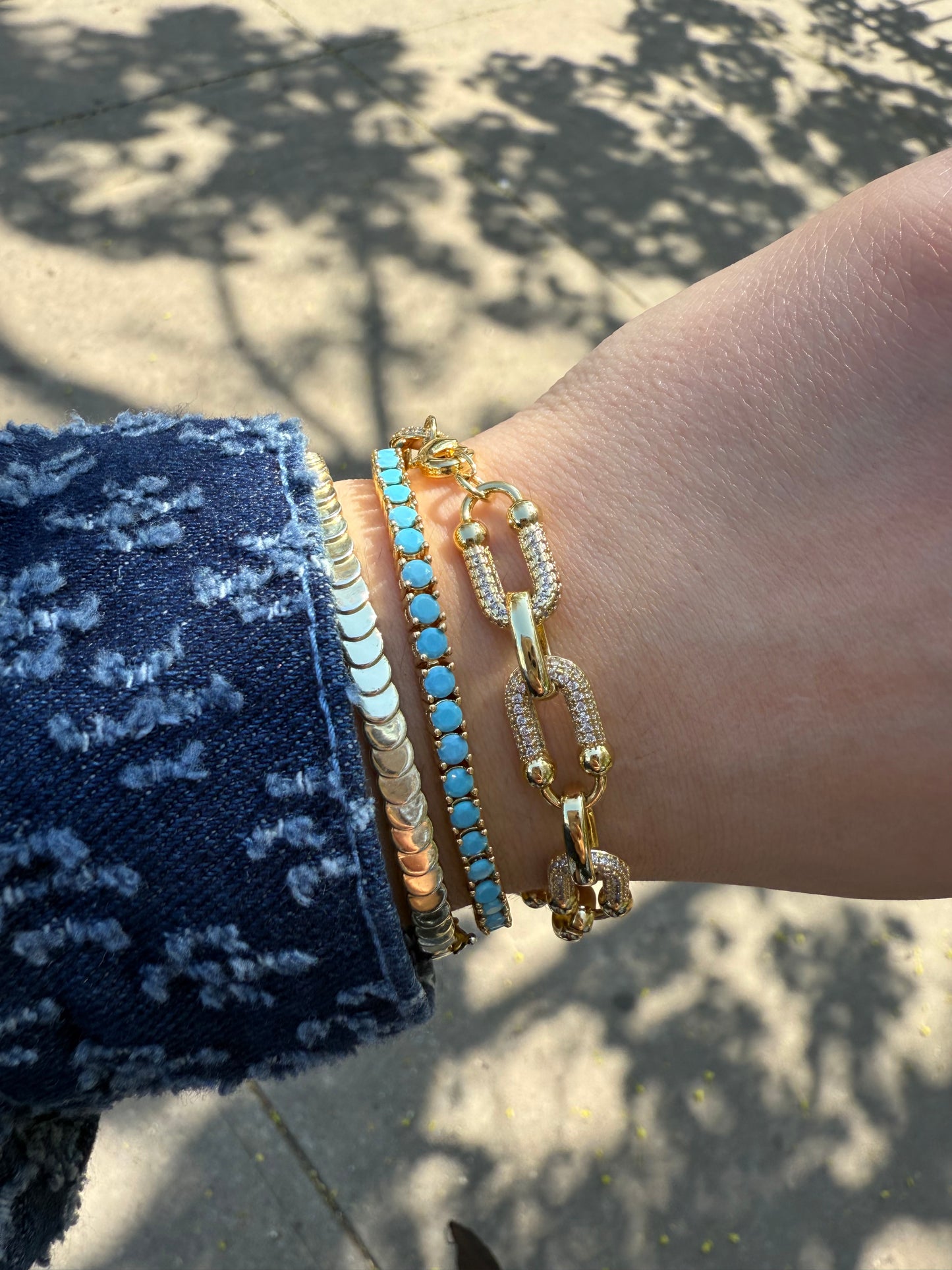Turquoise Sparkle Bracelet