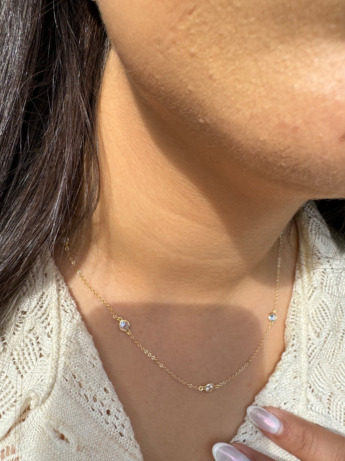 CZ by the Yard Necklace