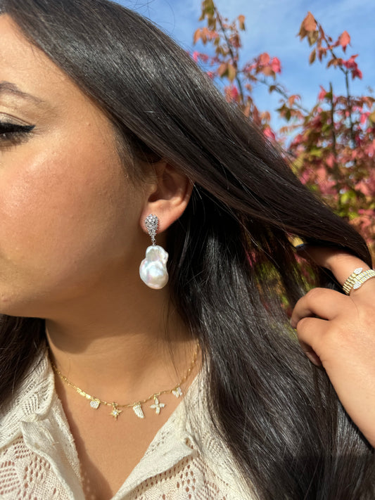 Baroque Pearl Earrings