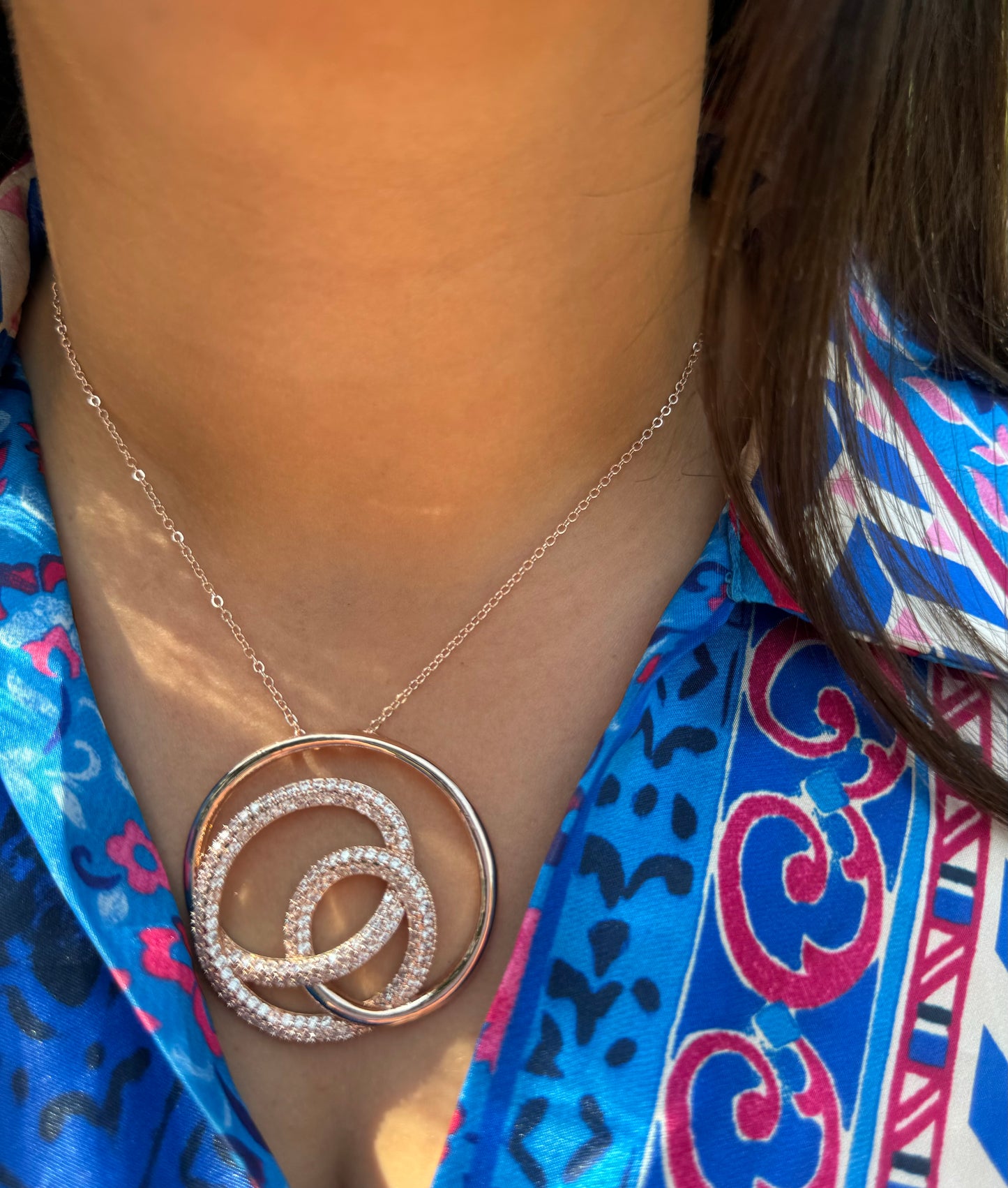 Double Edged out Rose Gold Necklace