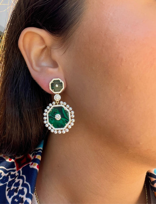 Pearli Golden Earrings