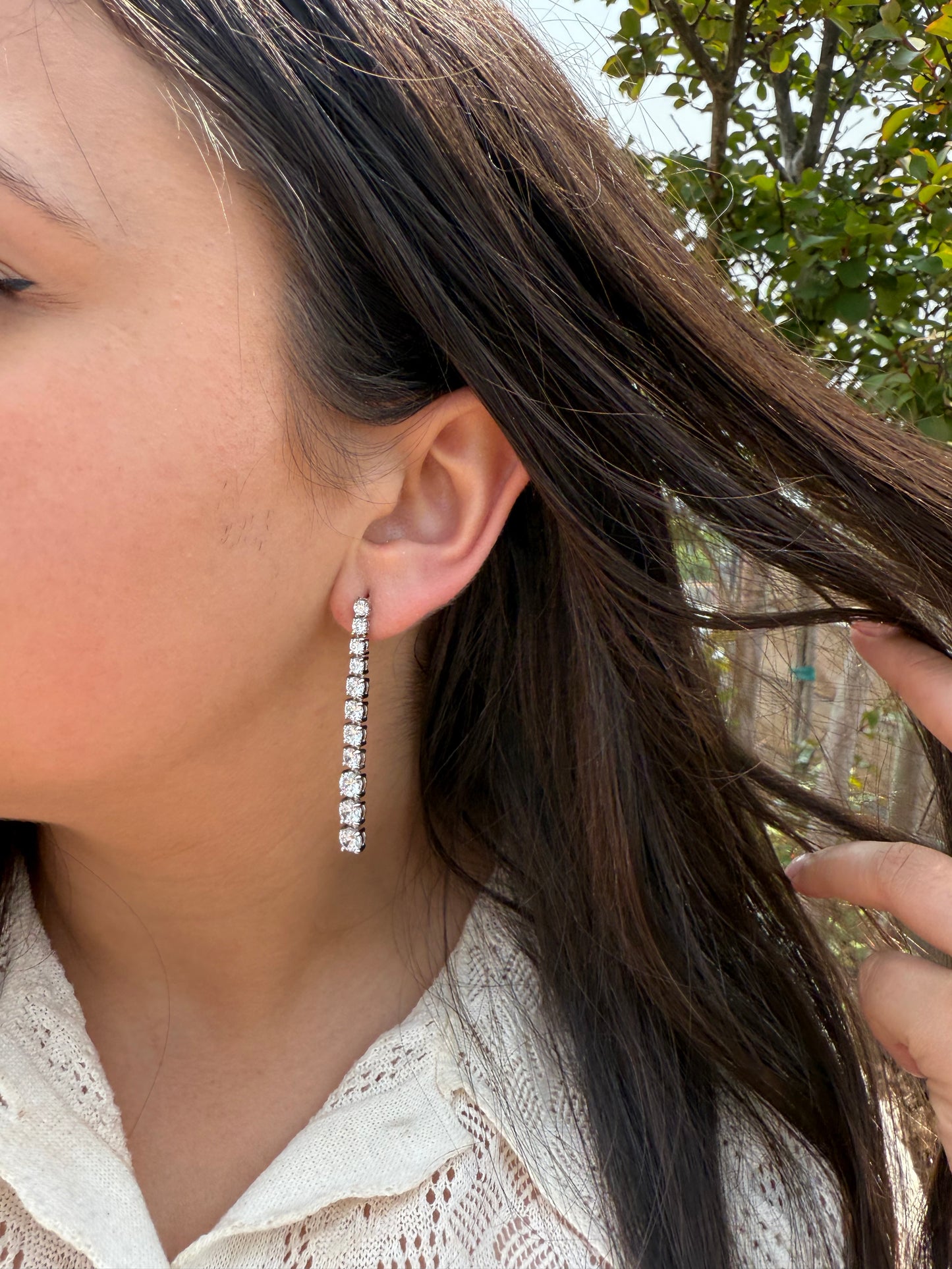 Luxe Line Drop Earrings