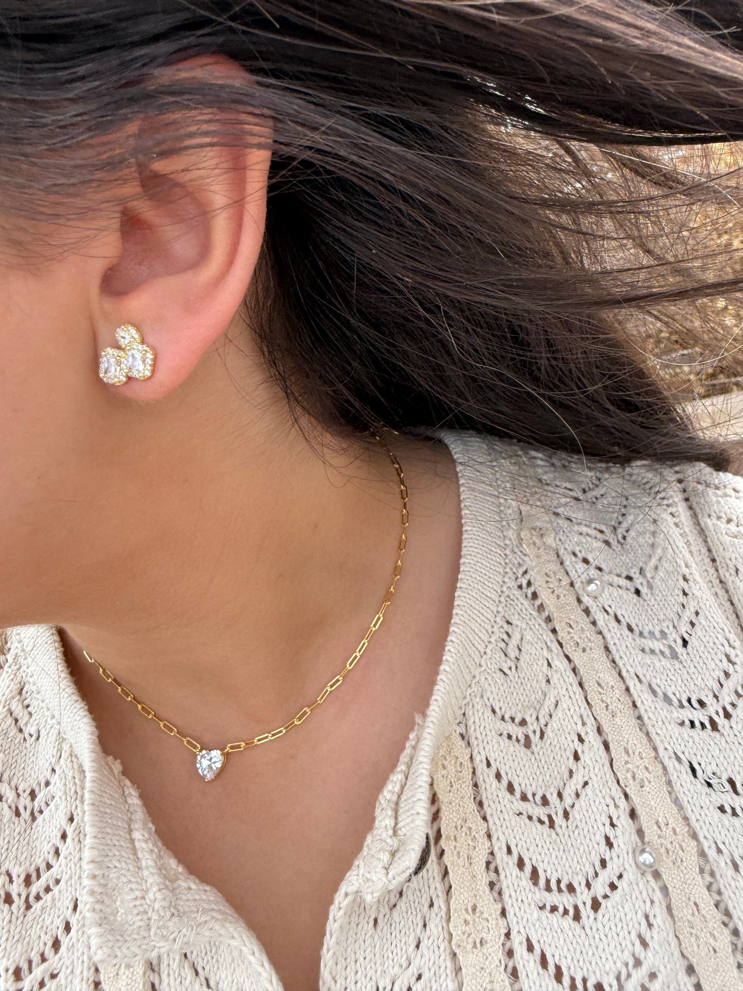 Radiance Trio Stud Earrings