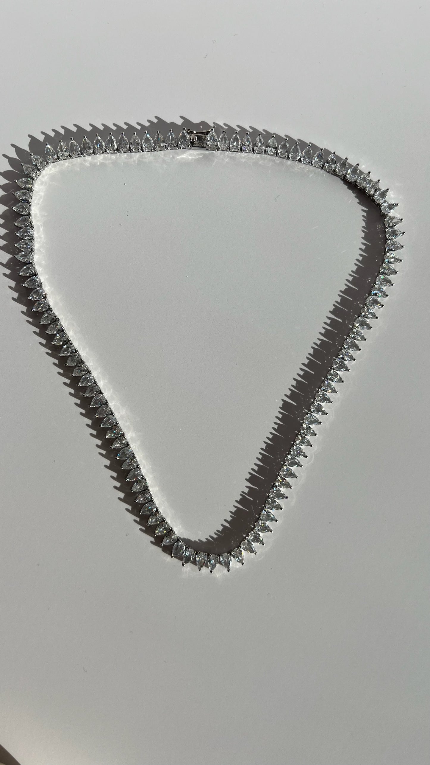 The Chic Pear Tennis Necklace