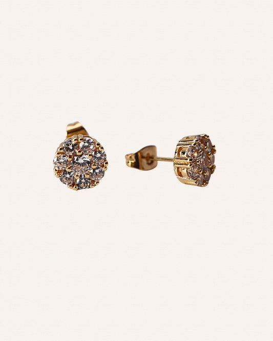 Waterproof Flower Stud Earrings