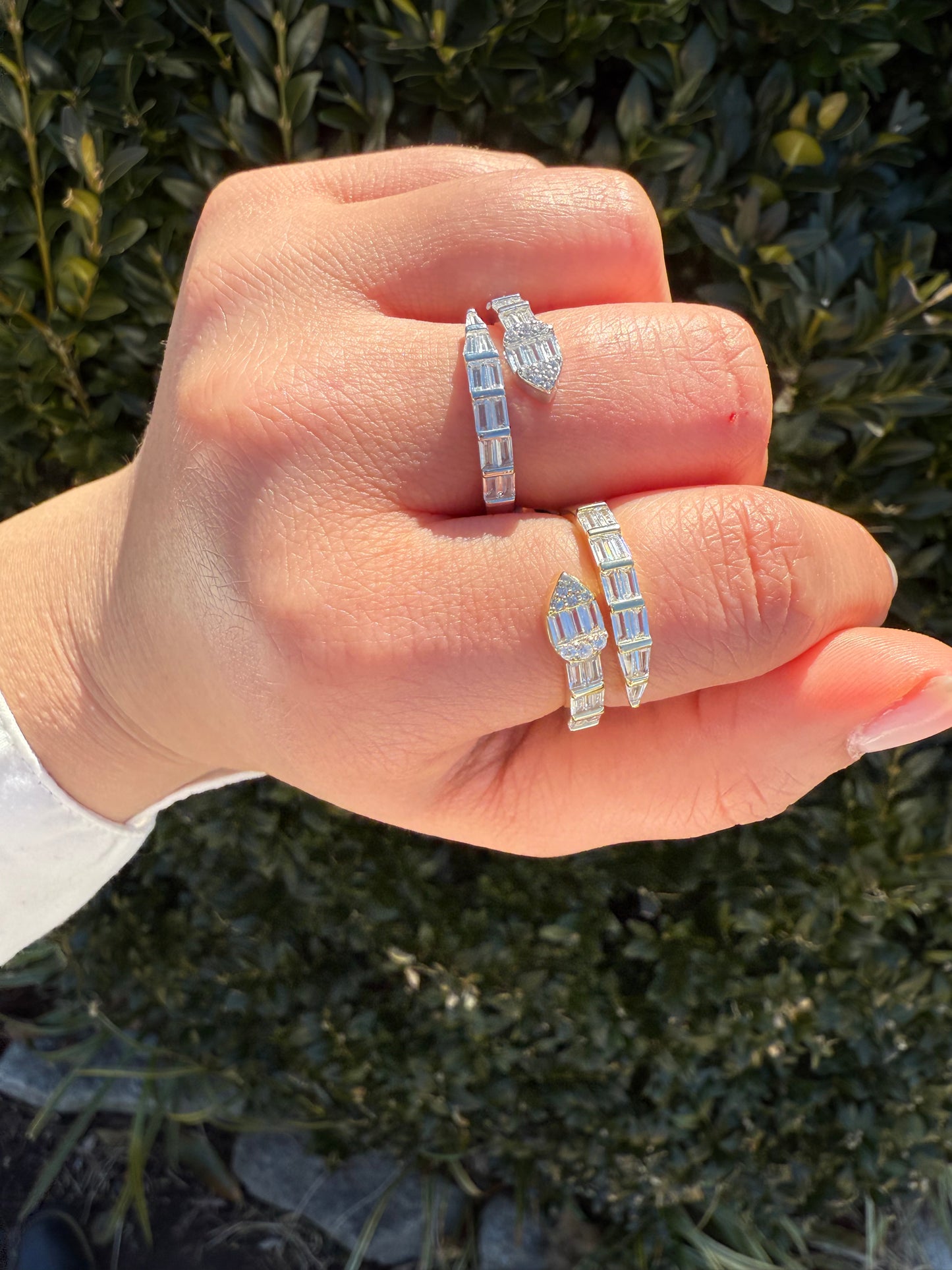 Baguette Serpent Ring