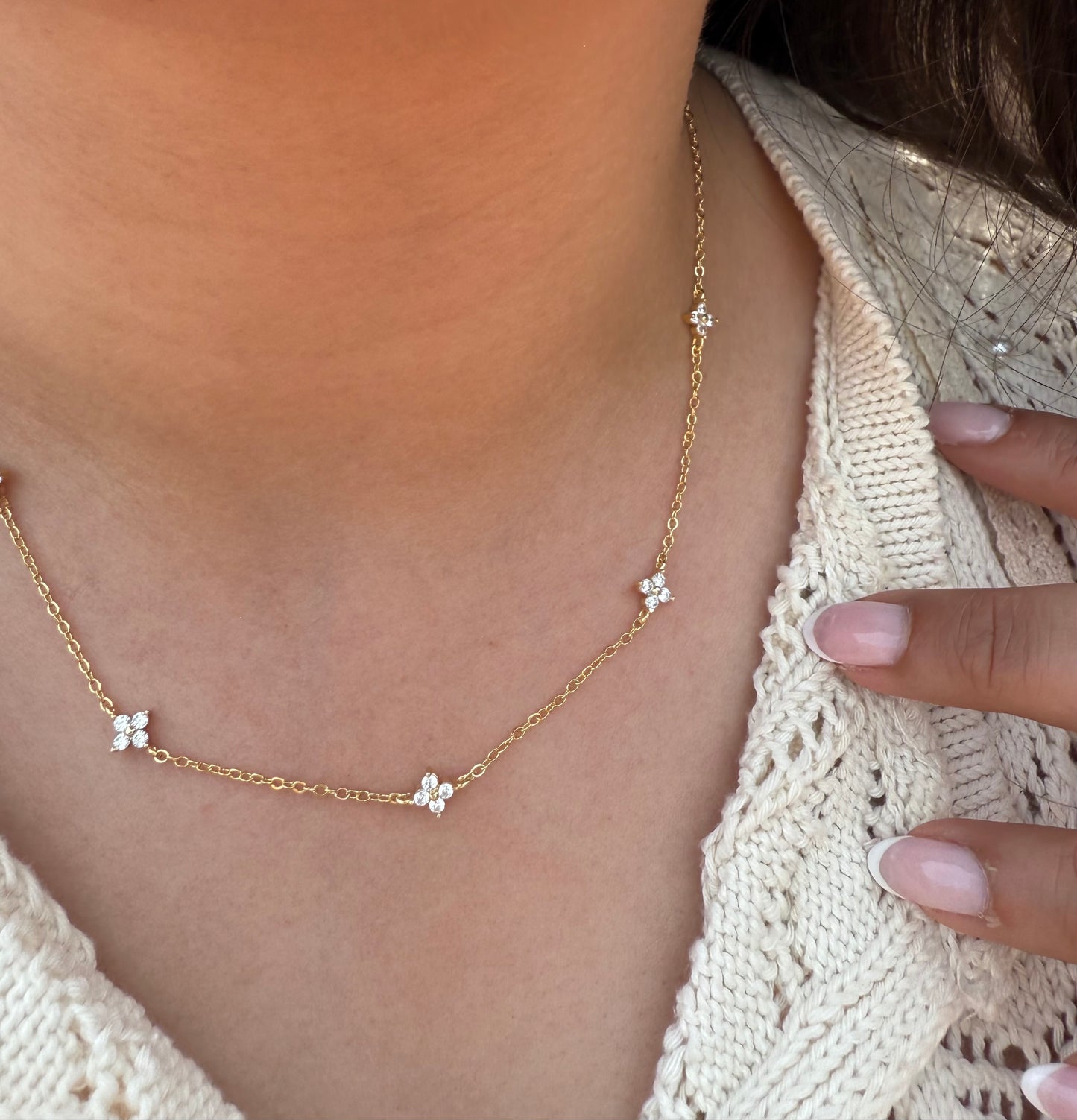 Starlight Petals Necklace