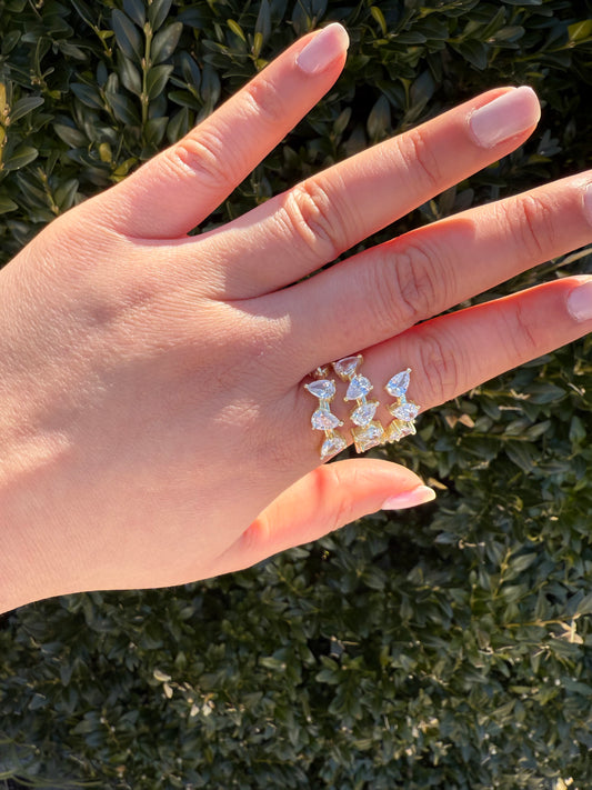 Marquise Cascade Ring