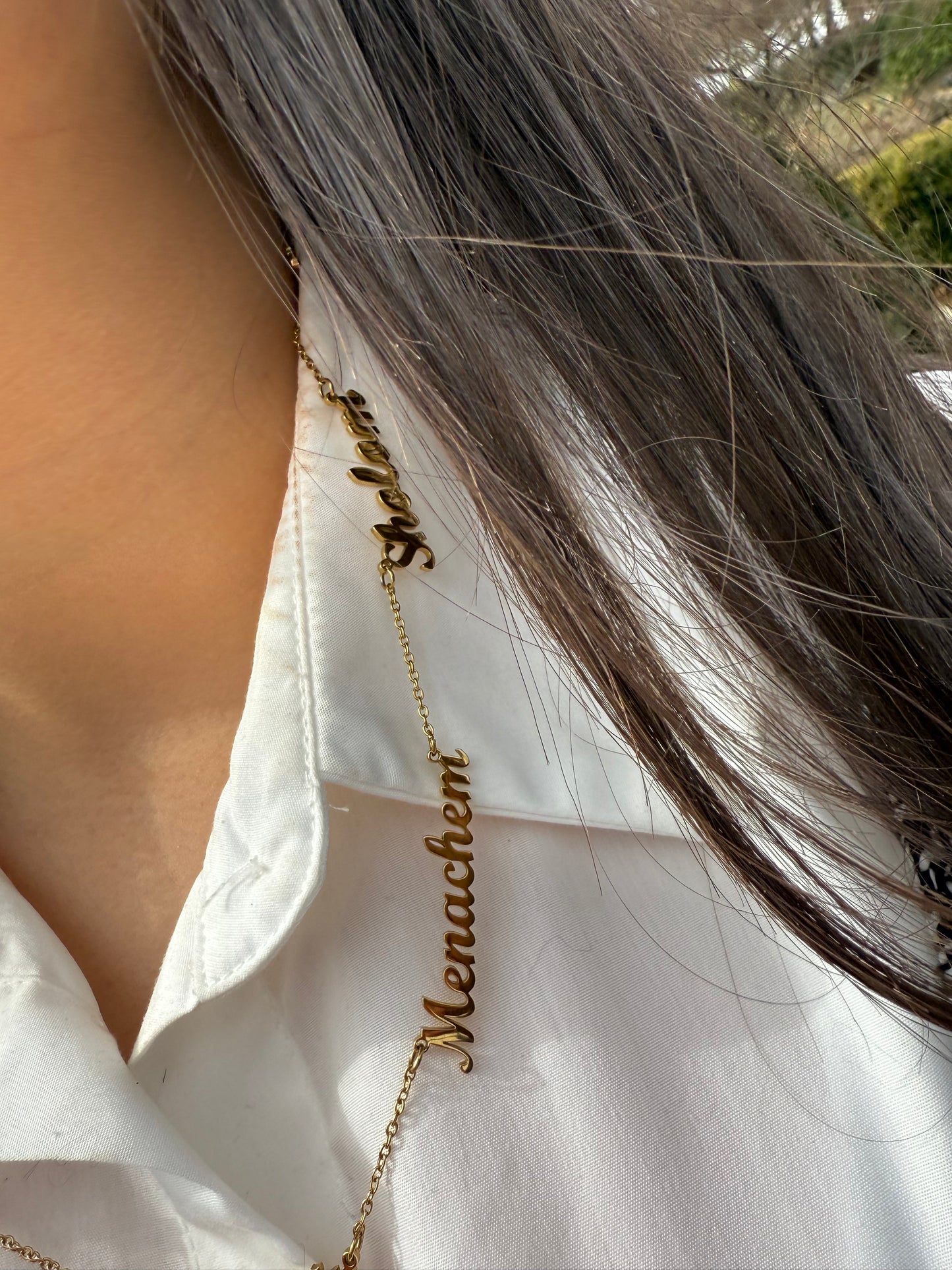 Classicjewlz Waterproof Children name Necklace