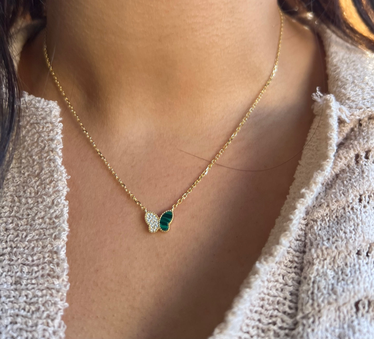 Mini Sweet Butterfly Necklace