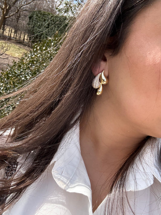 Triple Drop Earrings