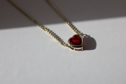 Red Heart Necklace