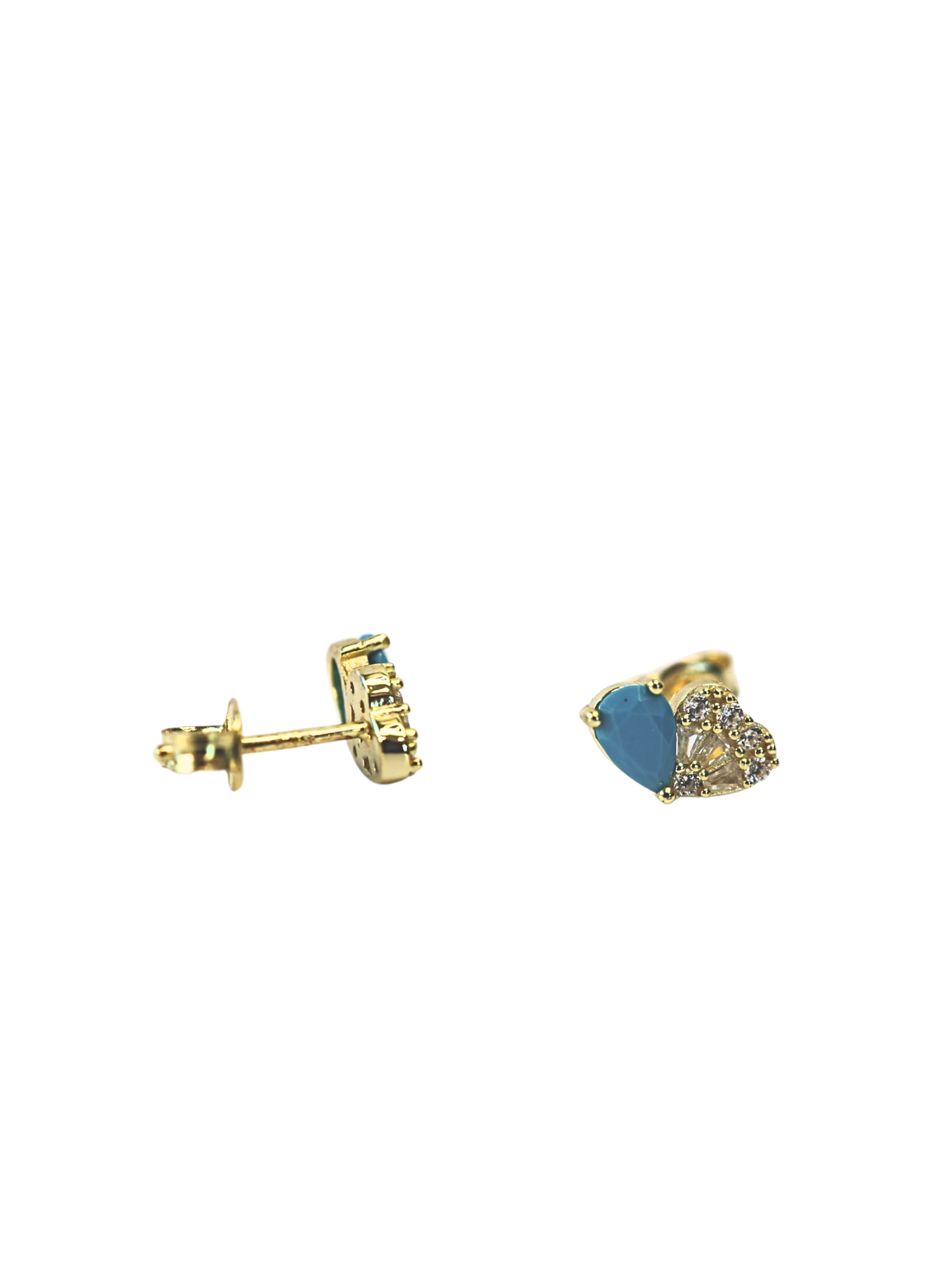 Toi et Moi Turquoise Mini Earrings