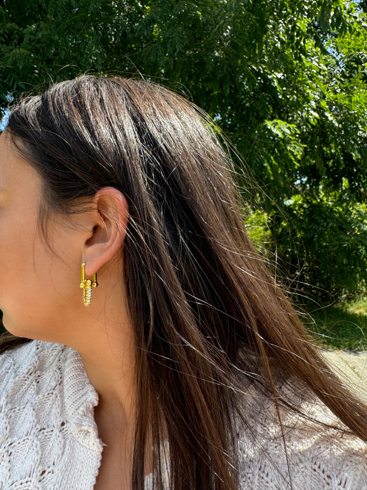 Funky Mini Hoop Earrings