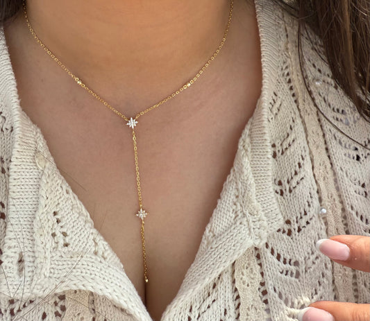 Stardust Lariat Necklace