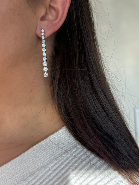 Luxe Line Drop Earrings