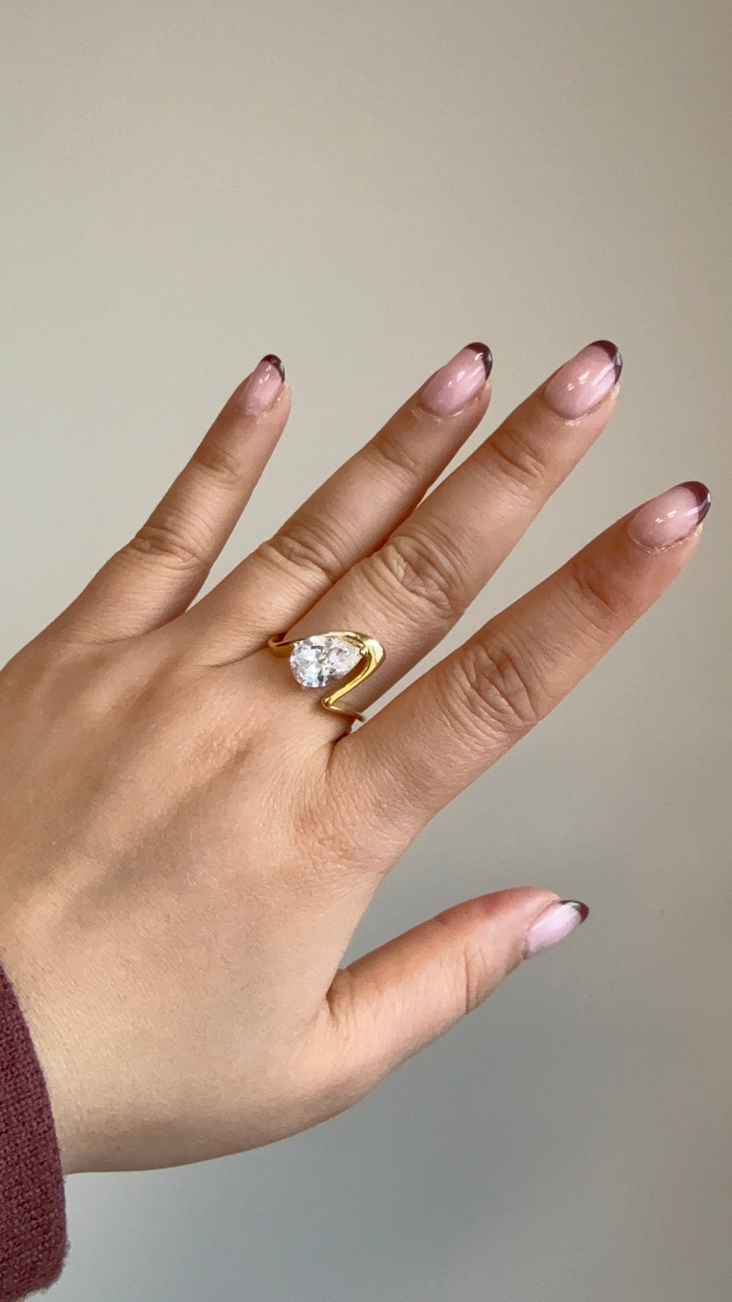 Marquise Wavy Ring
