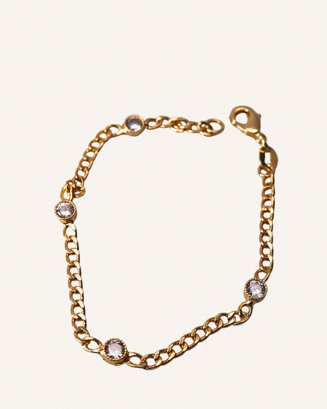 Bezel Chain Bracelet