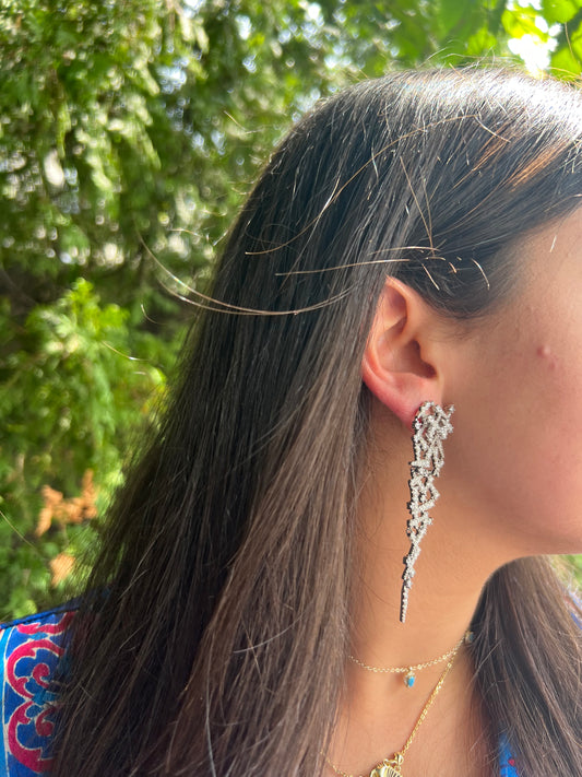 Mesh Effect Earrings