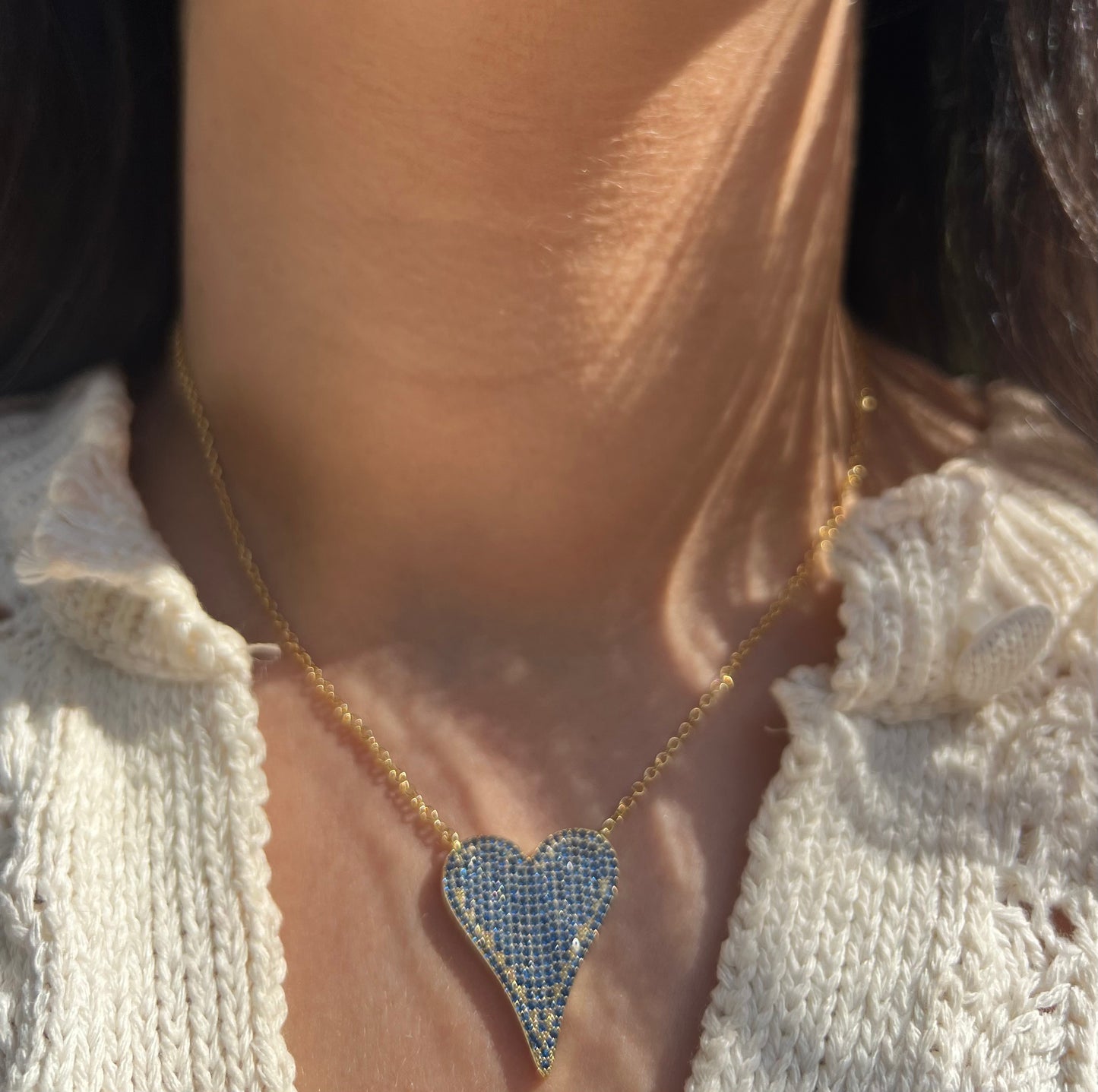 Trendy Heart Pendant (multiple colors)