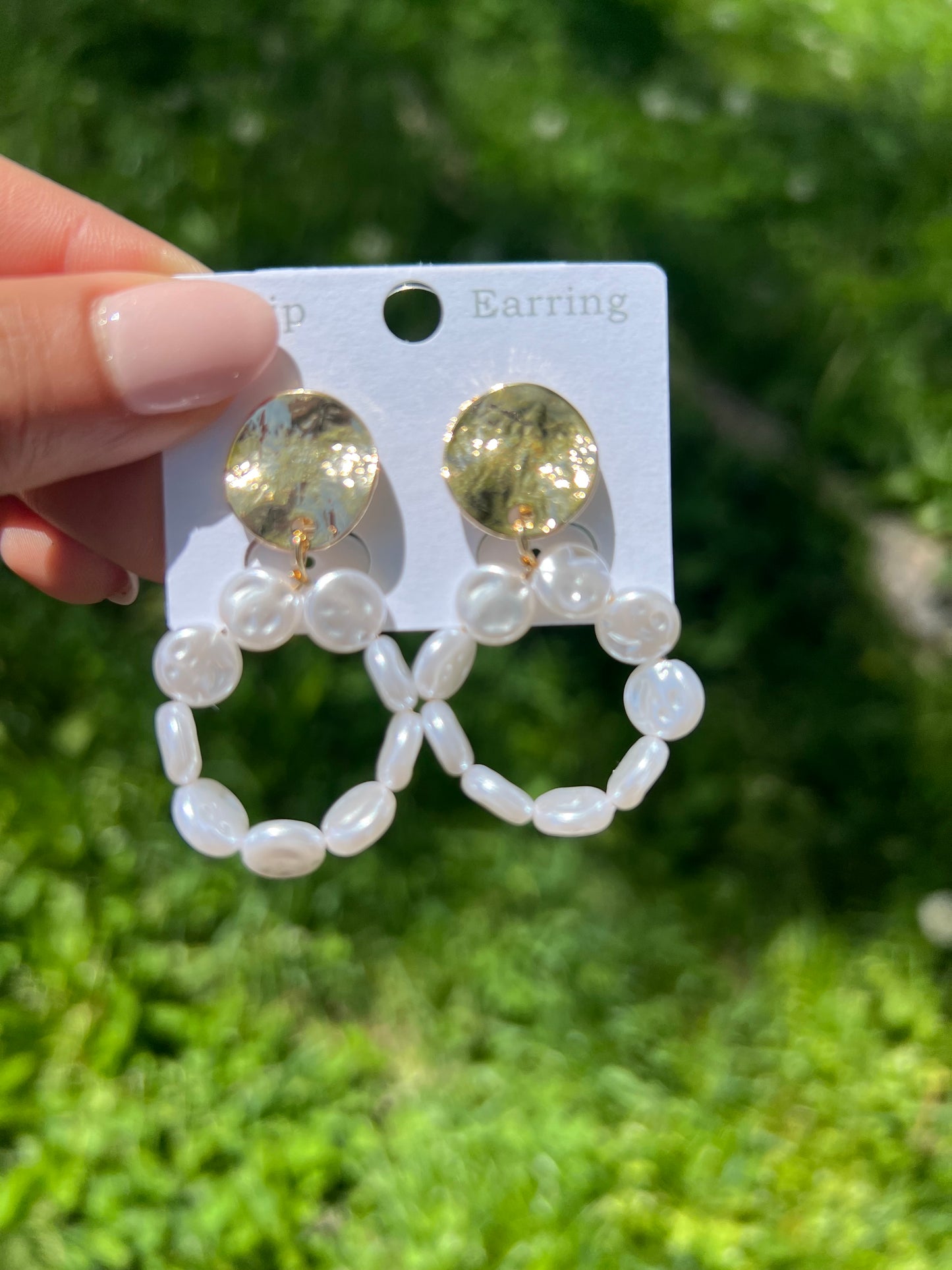 Clip on Pearl Earrings