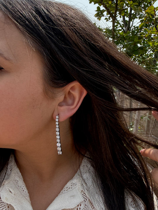 Luxe Line Drop Earrings