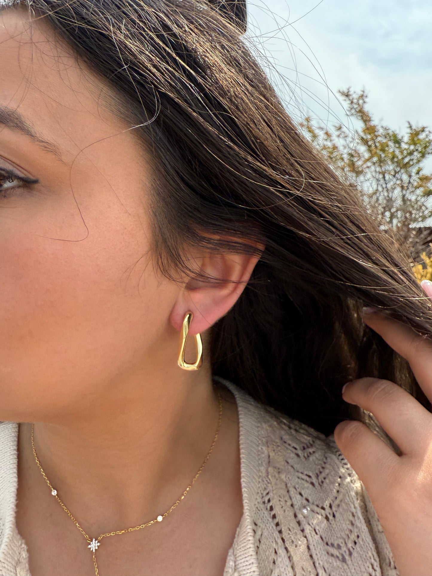 The Curve Luxe Hoop Earrings