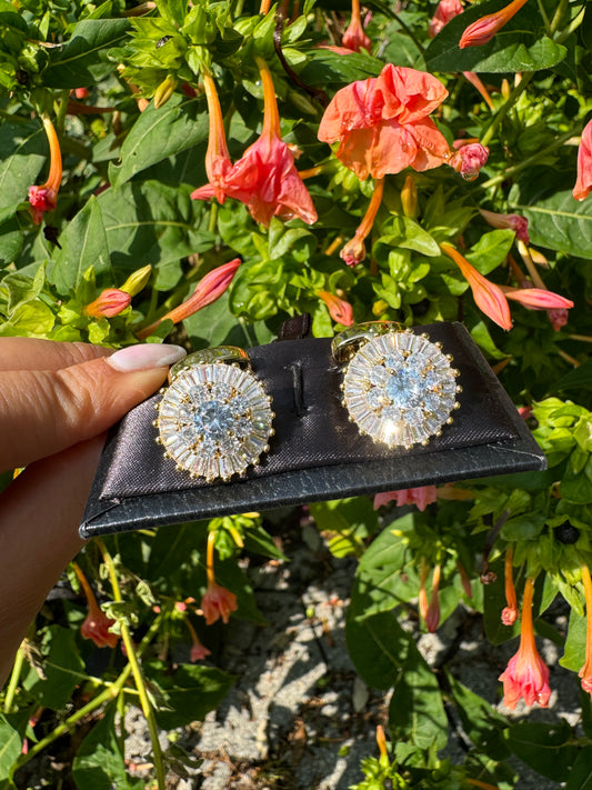 CZ Blossom Cufflinks