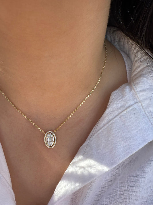 Gilded Halo Necklace