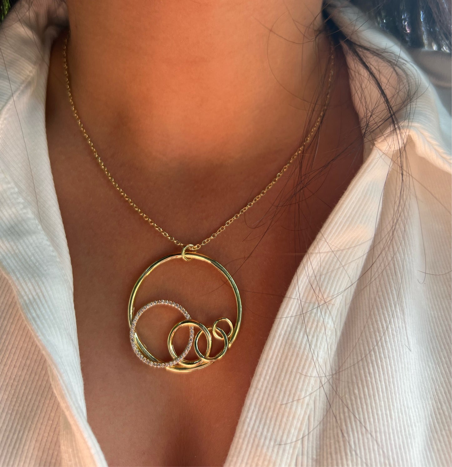 Looped Ring Pendant