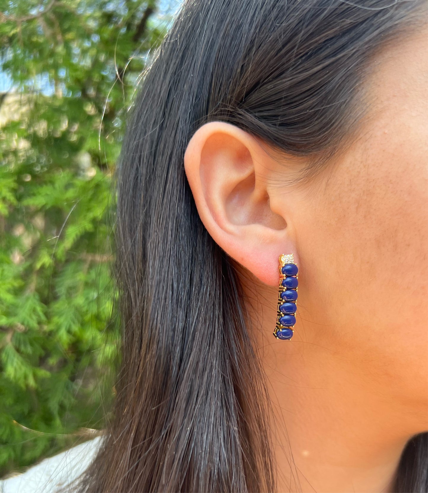 Lapis Drop Earrings