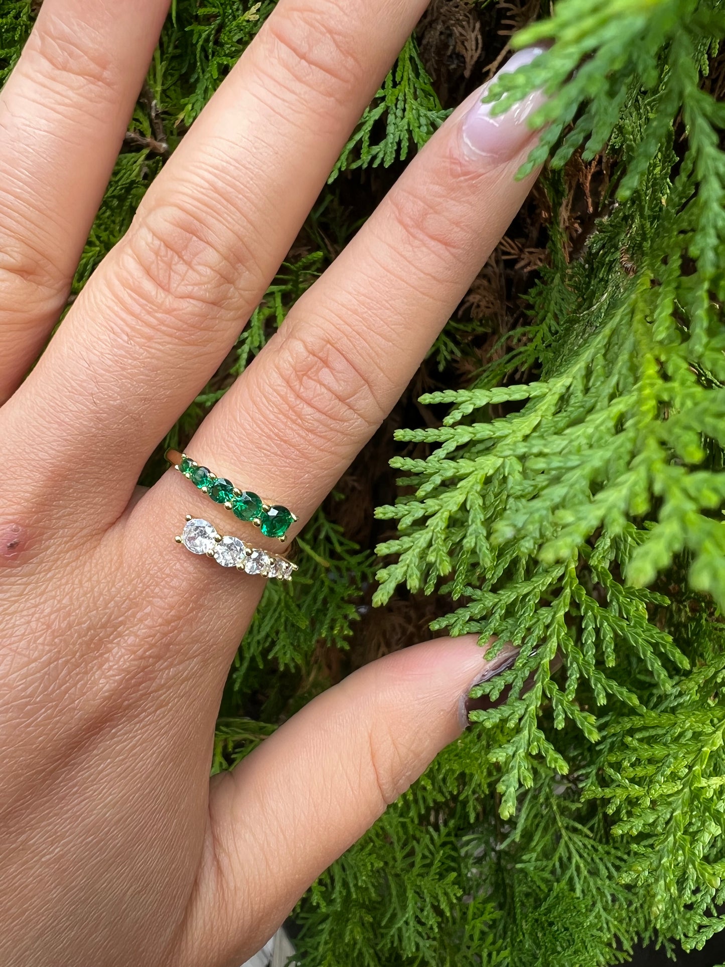Half styled Ring