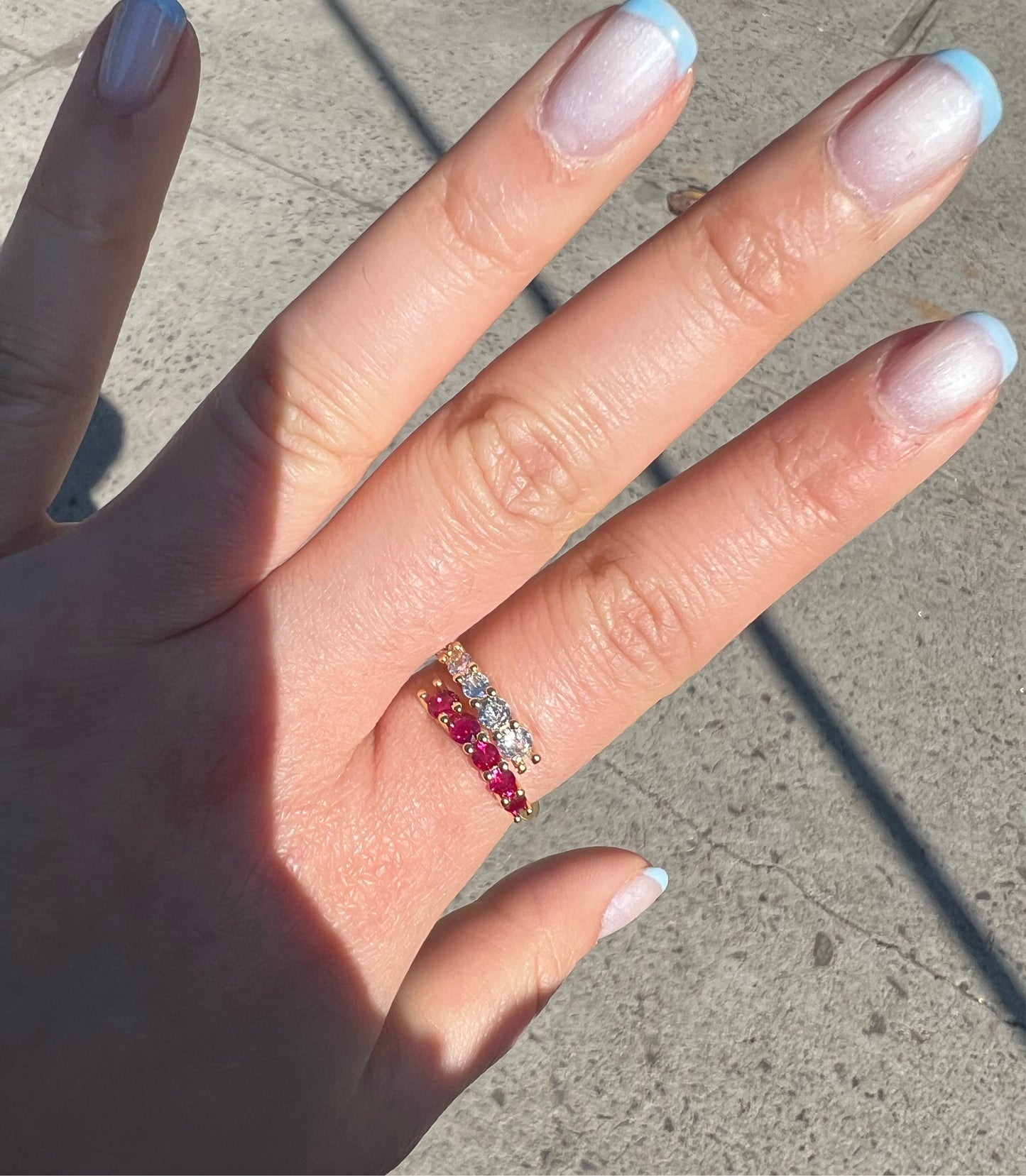 Half styled Ring