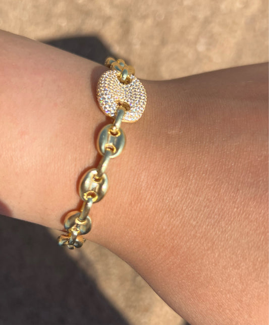 Love Lock Chain Bracelet