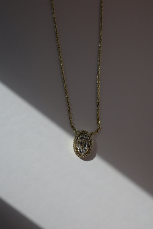 Gilded Halo Necklace