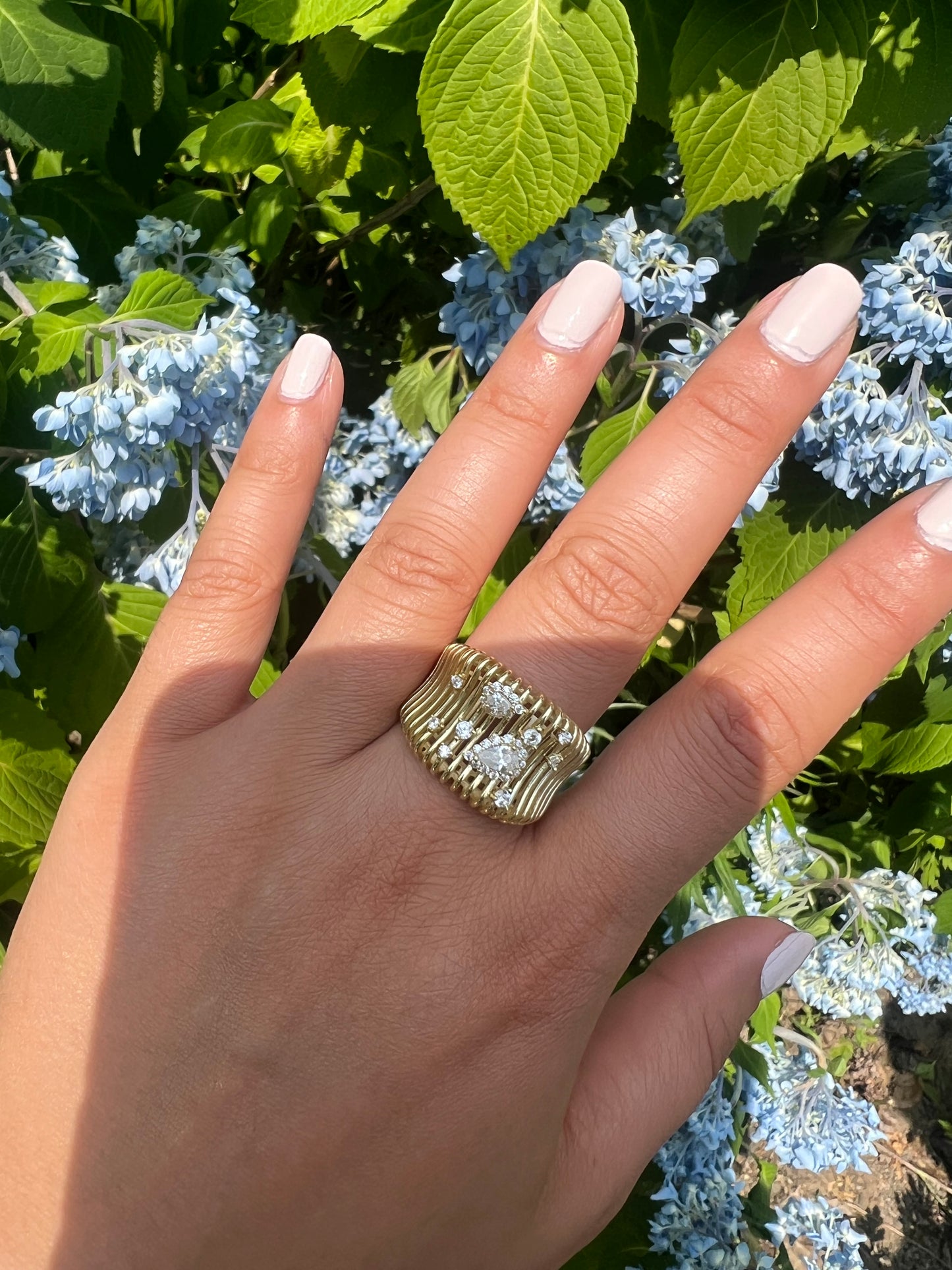 Crystal Cage Ring