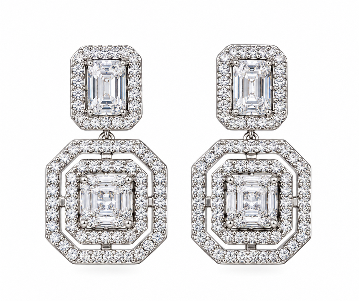 Bridal Cocktail Earrings