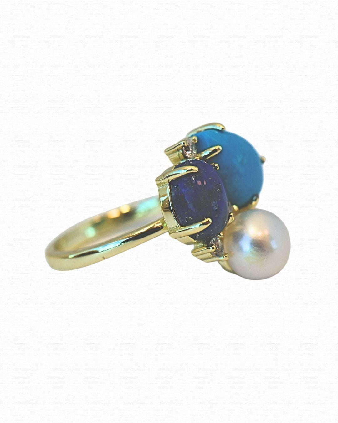 Pearlized Turquoise Ring