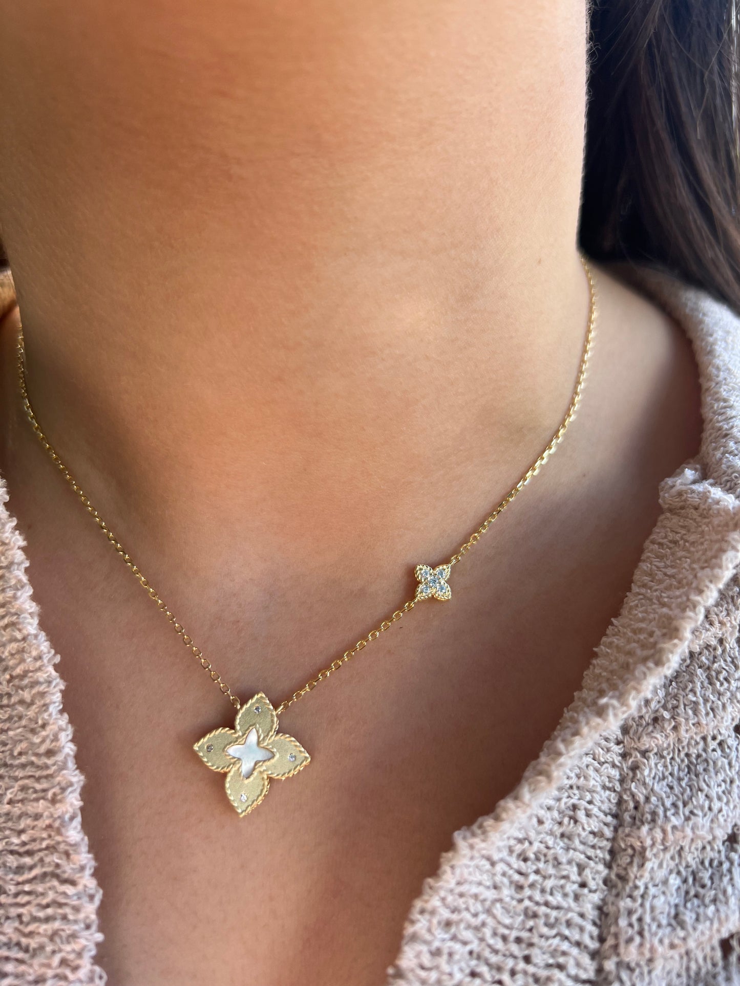 Double Clover Necklace