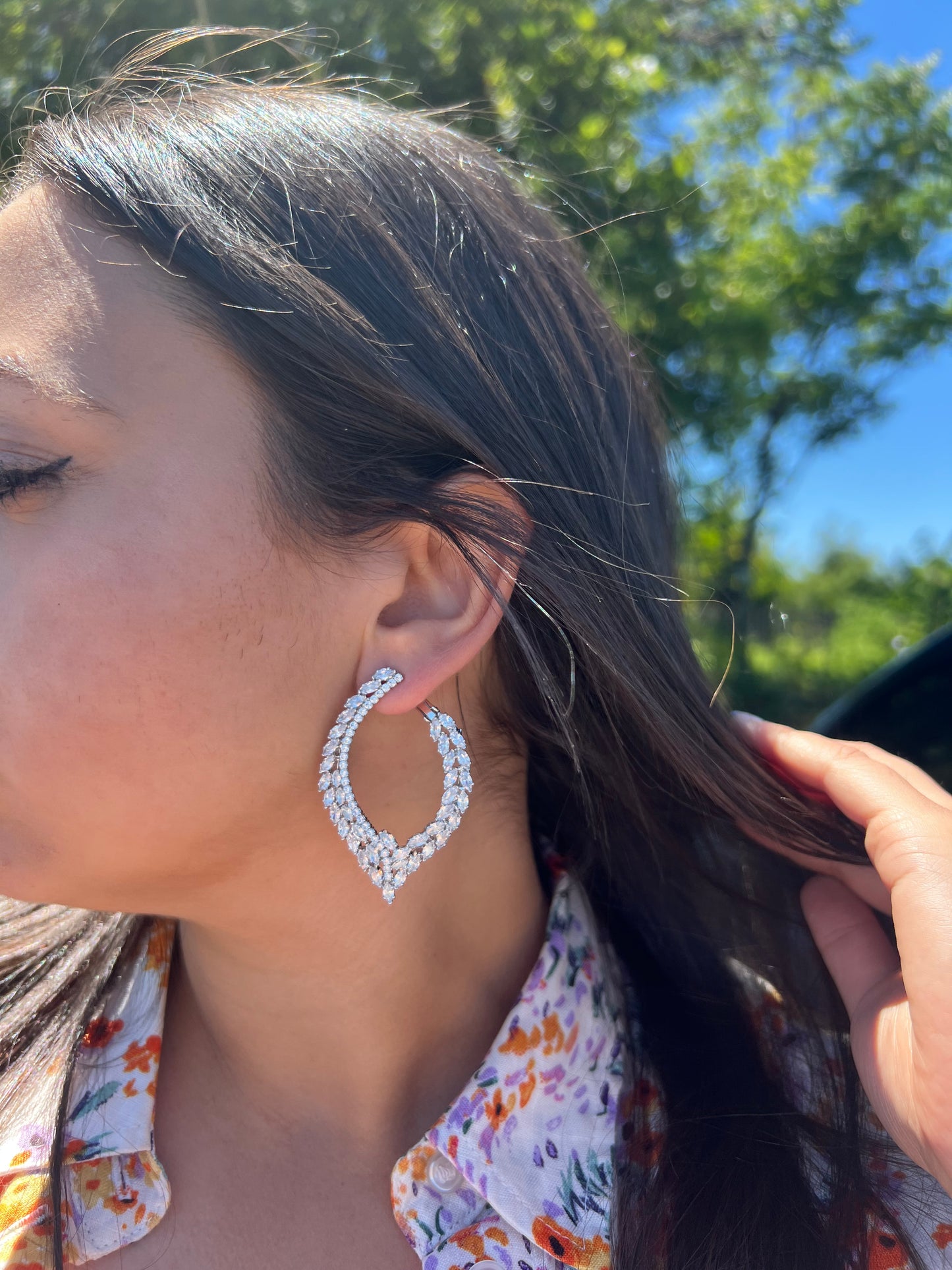 Leaf Shaped Earrings