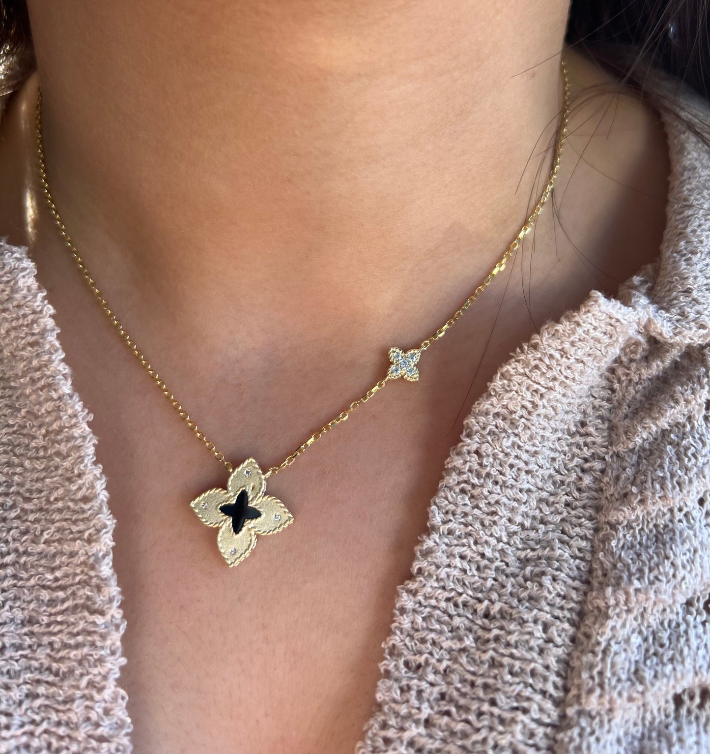 Double Clover Necklace